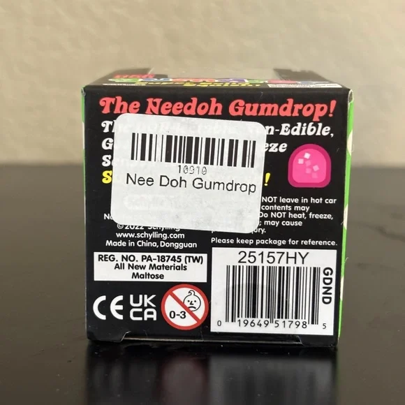 Needoh New Gum Drop Blue Schylling Sensory stress relief - Picture 3 of 7